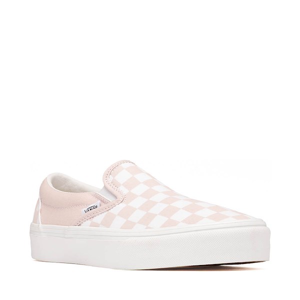 alternate view Vans Classic Slip-On Checkerboard Skate Shoe - Pale Petal PinkALT5