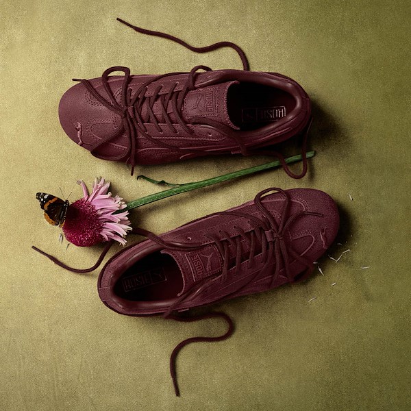 alternate view Womens PUMA x ROS&Eacute; Speedcat Vintage Athletic Shoe - BurgundyHERO