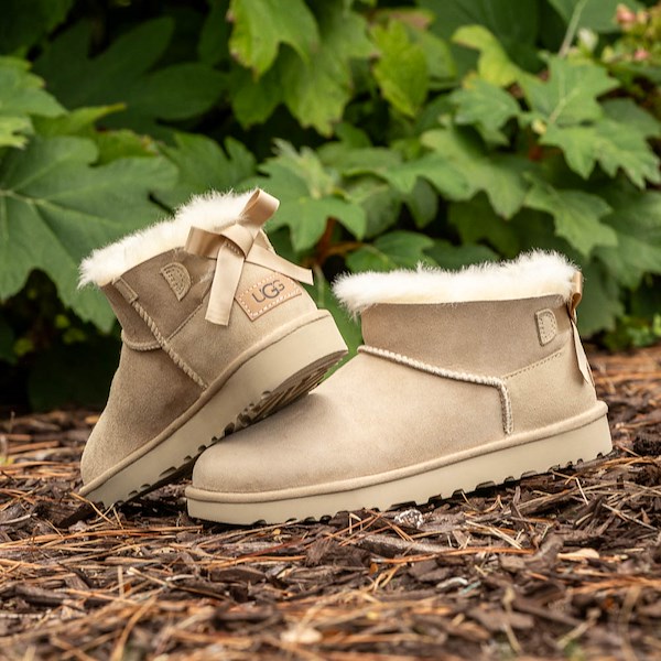 alternate view Womens UGG&reg; Ultra Mini Bailey Bow Boot - SandHERO