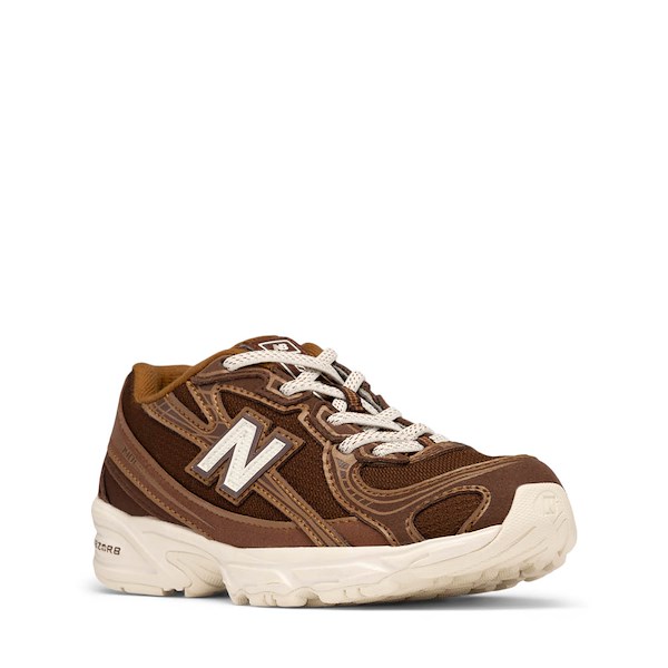 alternate view New Balance 740 Athletic Shoe - Little Kid - Chocolate / CreamALT5