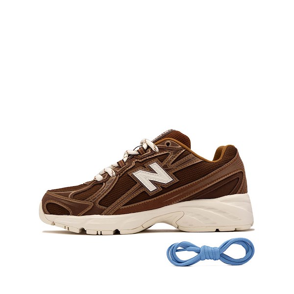 alternate view New Balance 740 Athletic Shoe - Big Kid - Chocolate / CreamALT1