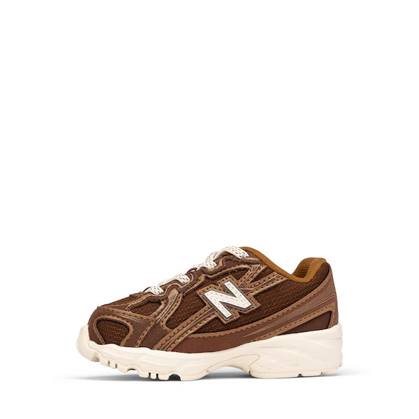 alternate view New Balance 740 Athletic Shoe - Baby / Toddler - Chocolate / CreamALT1