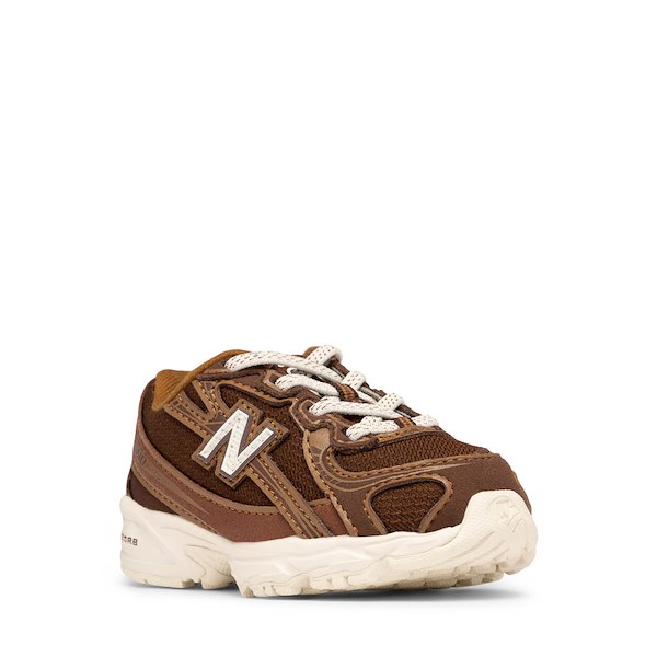 alternate view New Balance 740 Athletic Shoe - Baby / Toddler - Chocolate / CreamALT5