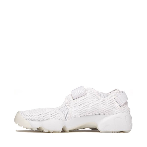 alternate view Womens Nike Air Rift Breathe Athletic Shoe - White / Pure PlatinumALT1