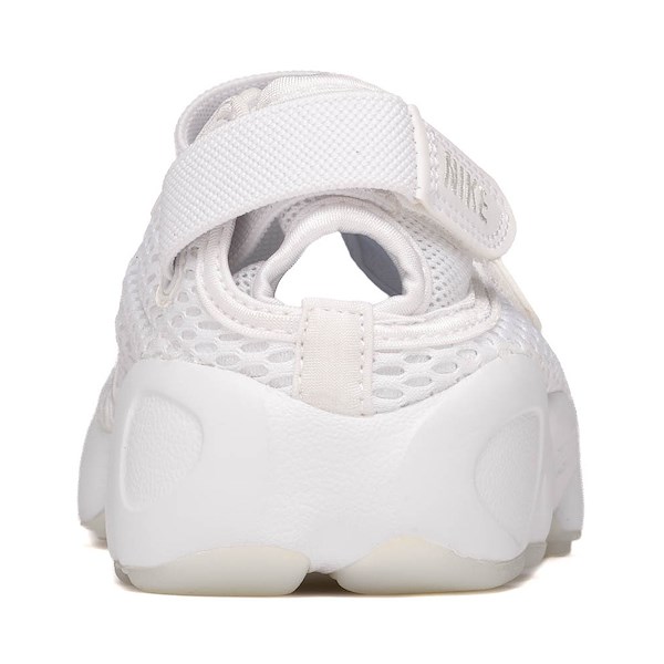 alternate view Womens Nike Air Rift Breathe Athletic Shoe - White / Pure PlatinumALT4