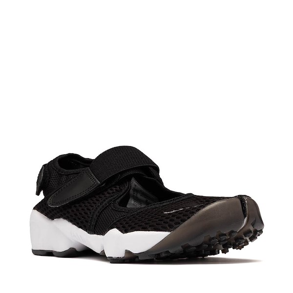 alternate view Womens Nike Air Rift Breathe Athletic Shoe - Black / Cool Grey / WhiteALT5