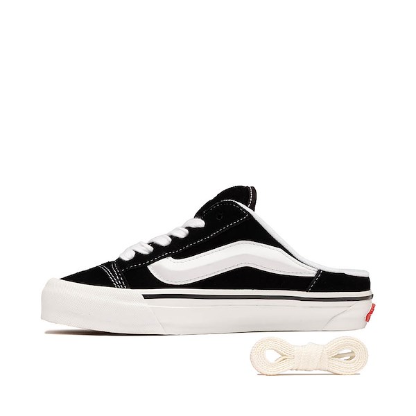 alternate view VANSZA LX Knu Skool Mule - Black / WhiteALT1