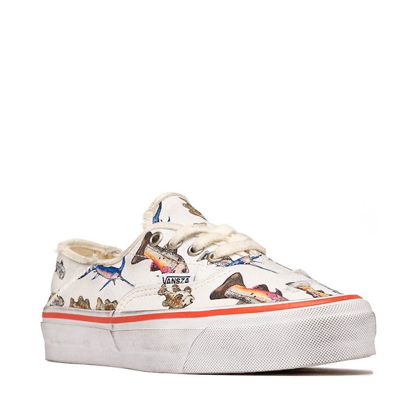 alternate view VANSZA LX Authentic 44 Kickdown Skate Shoe - WhiteALT5