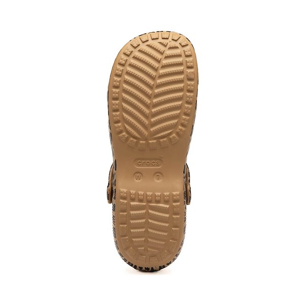 alternate view Womens Crocs Classic Animal Ballet Flat - Sepia / LeopardALT3