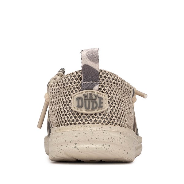 alternate view HEYDUDE x BURLEBO Wally Funk Casual Shoe - Baby / Toddler - Taupe / CamoALT4