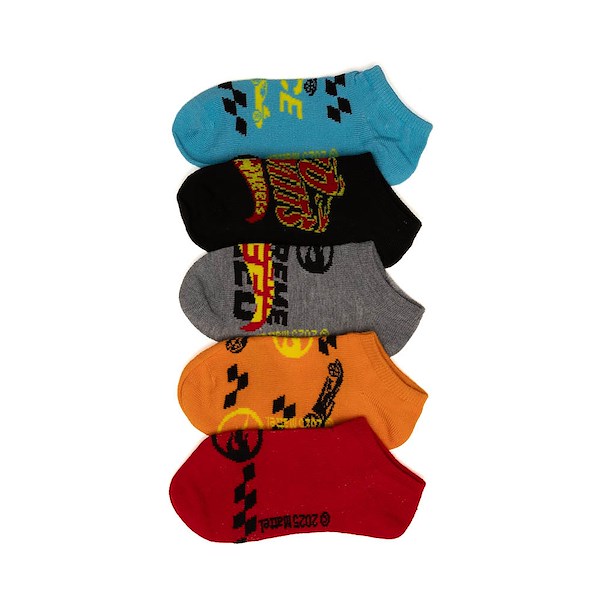 alternate view Hot Wheels Fire 5-Pack No-Show Socks - Little Kid - MulticolorALT1
