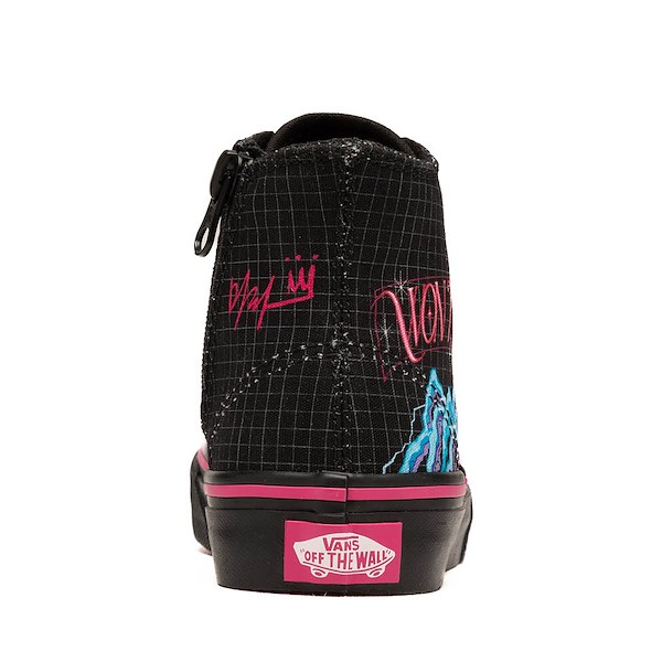 alternate view Vans x KPop Demon Hunters Authentic Hi 2.0 Zip Skate Shoe - Little Kid / Big Kid - MiraALT4