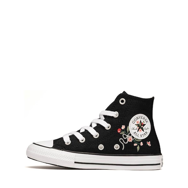 alternate view Converse Chuck Taylor All Star Cherry Garden High-Top Sneaker - Little Kid - BlackALT1