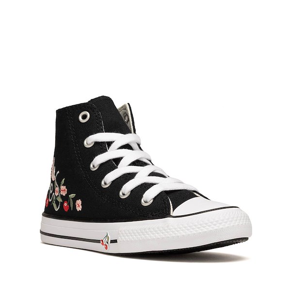 alternate view Converse Chuck Taylor All Star Cherry Garden High-Top Sneaker - Little Kid - BlackALT5