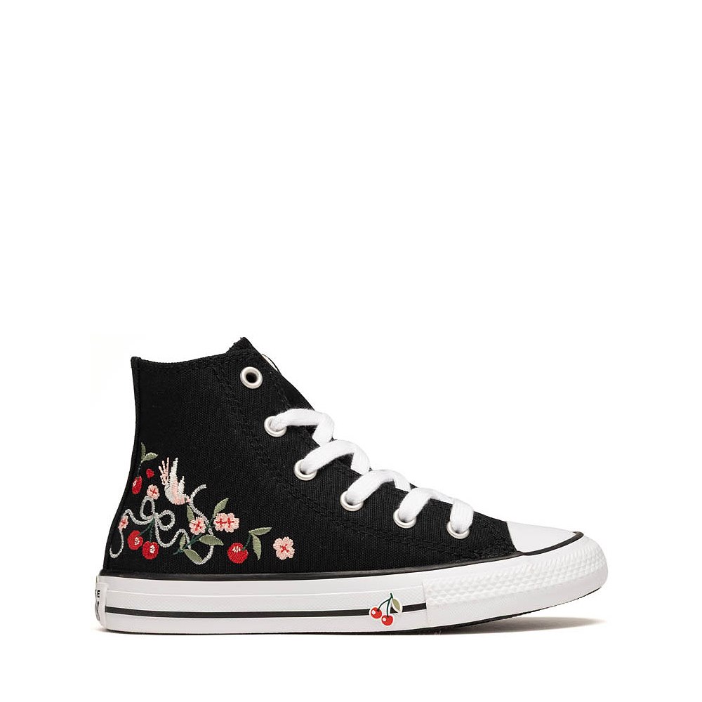 Converse Chuck Taylor All Star Cherry Garden High-Top Sneaker - Little Kid - Black