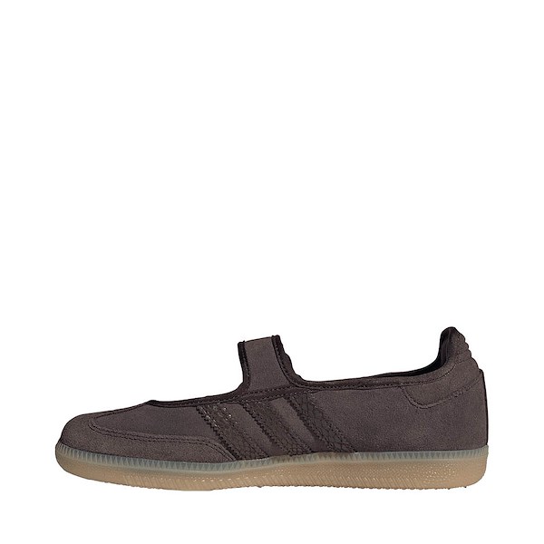 alternate view Womens adidas Samba Jane Athletic Shoe - Aurora Coffee / Aurora Coffee / Gold MetallicALT1