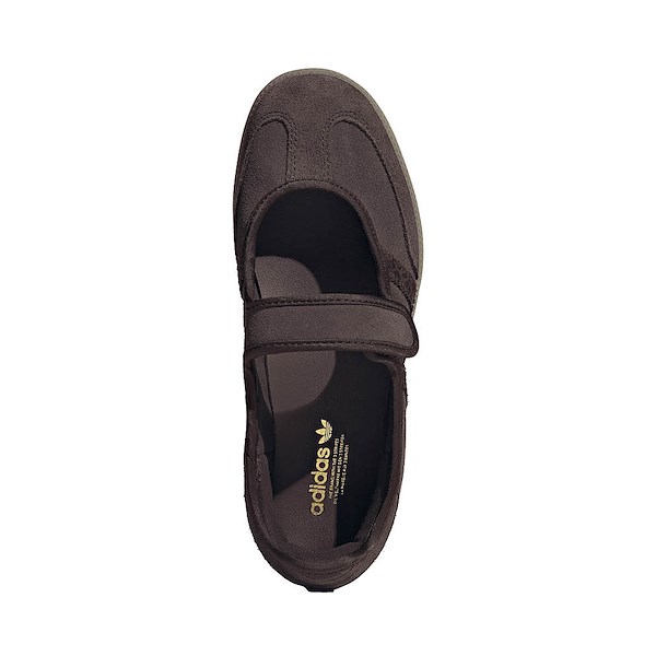alternate view Womens adidas Samba Jane Athletic Shoe - Aurora Coffee / Aurora Coffee / Gold MetallicALT2