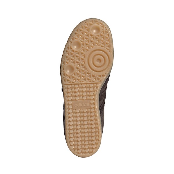 alternate view Womens adidas Samba Jane Athletic Shoe - Aurora Coffee / Aurora Coffee / Gold MetallicALT3