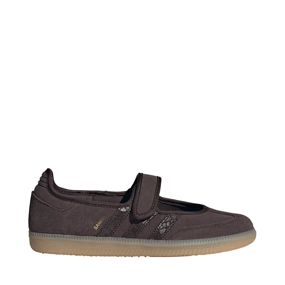 Womens adidas Samba Jane Athletic Shoe - Aurora Coffee / Aurora Coffee / Gold Metallic