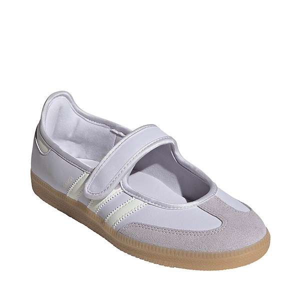 alternate view Womens adidas Samba Jane Athletic Shoe - Frozen Purple / Off White / Gum 4ALT5