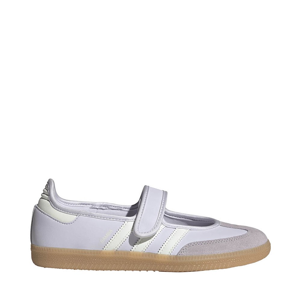 Womens adidas Samba Jane Athletic Shoe - Frozen Purple / Off White / Gum 4