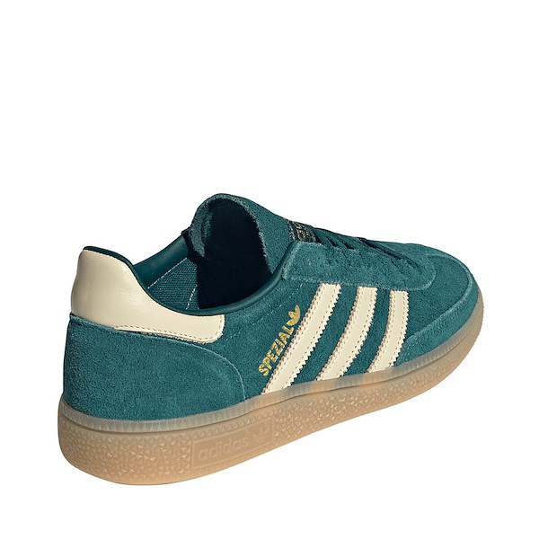 alternate view Womens adidas Handball Spezial Athletic Shoe - Rich Green / Warm Vanilla / Gold MetallicALT4
