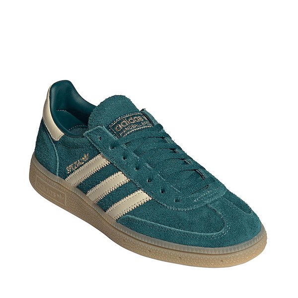 alternate view Womens adidas Handball Spezial Athletic Shoe - Rich Green / Warm Vanilla / Gold MetallicALT5