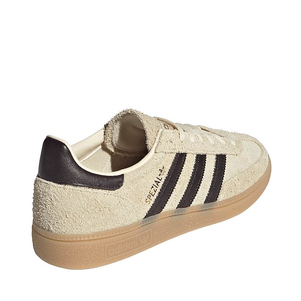 alternate view Womens adidas Handball Spezial Athletic Shoe - Warm Vanilla / Aurora Coffee / Gold MetallicALT4