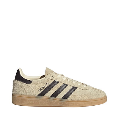 Main view of Womens adidas Handball Spezial Athletic Shoe - Warm Vanilla / Aurora Coffee / Gold Metallic