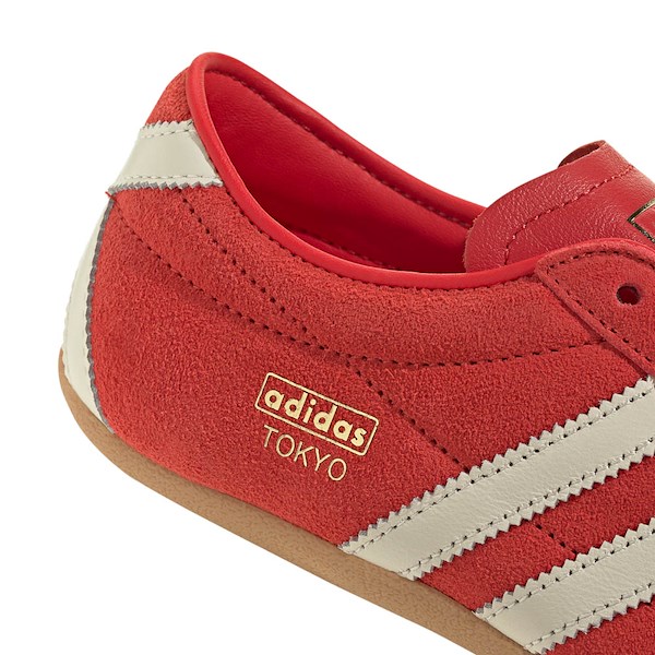 alternate view Womens adidas Tokyo Athletic Shoe - Red / Off White / GumALT5B