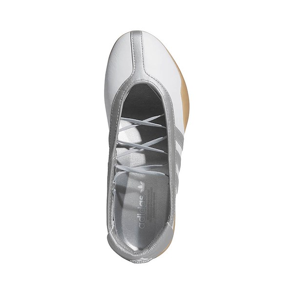 alternate view Womens adidas Taekwondo Mei Ballet Shoe - Cloud White / Silver Metallic / GumALT2