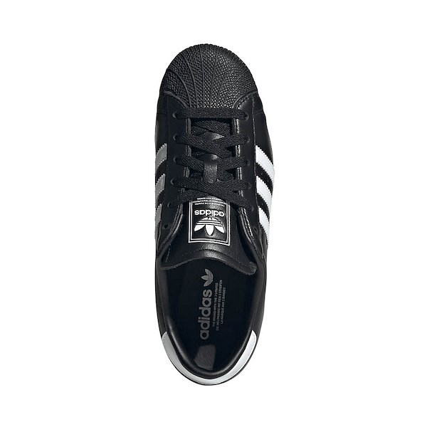 alternate view Womens adidas Superstar Lo Pro Athletic Shoe - Core Black / Cloud White / Gold MetallicALT2