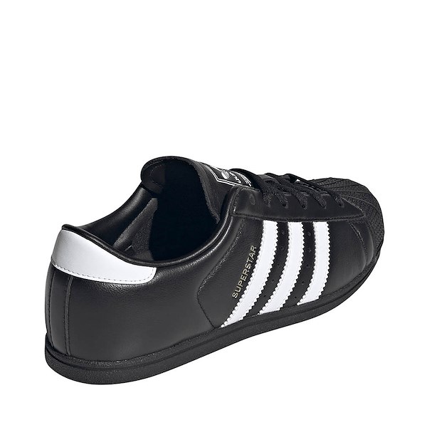 alternate view Womens adidas Superstar Lo Pro Athletic Shoe - Core Black / Cloud White / Gold MetallicALT4
