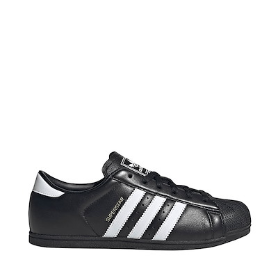 Main view of Womens adidas Superstar Lo Pro Athletic Shoe - Core Black / Cloud White / Gold Metallic