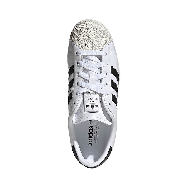alternate view Womens adidas Superstar Lo Pro Athletic Shoe - Cloud White / Core Black / Gold MetallicALT2