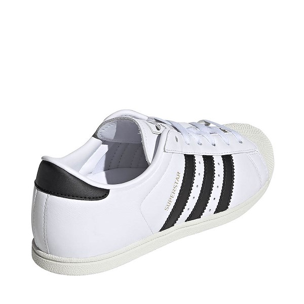 alternate view Womens adidas Superstar Lo Pro Athletic Shoe - Cloud White / Core Black / Gold MetallicALT4