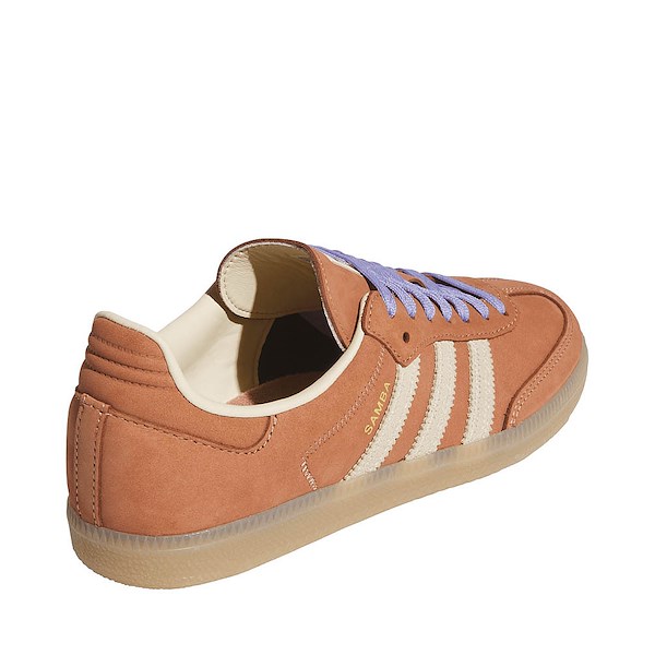 alternate view Womens adidas Samba OG Athletic Shoe - Clay Strata / Warm Vanilla / Light PurpleALT4