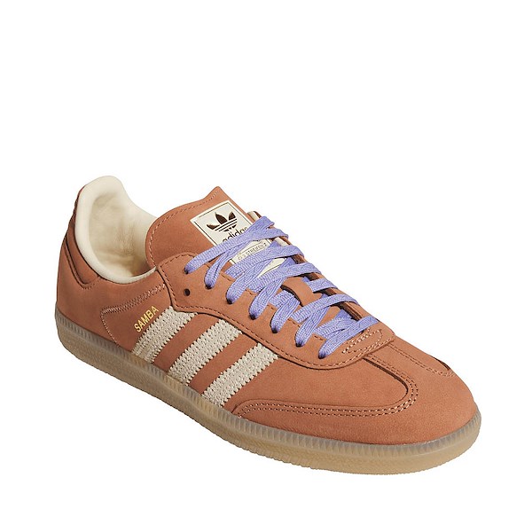 alternate view Womens adidas Samba OG Athletic Shoe - Clay Strata / Warm Vanilla / Light PurpleALT5