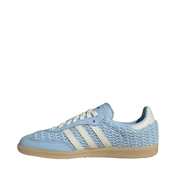 alternate view Womens adidas Samba OG Crochet Athletic Shoe - Clear Sky / Off White / GumALT1