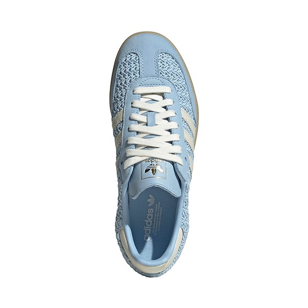 alternate view Womens adidas Samba OG Crochet Athletic Shoe - Clear Sky / Off White / GumALT2