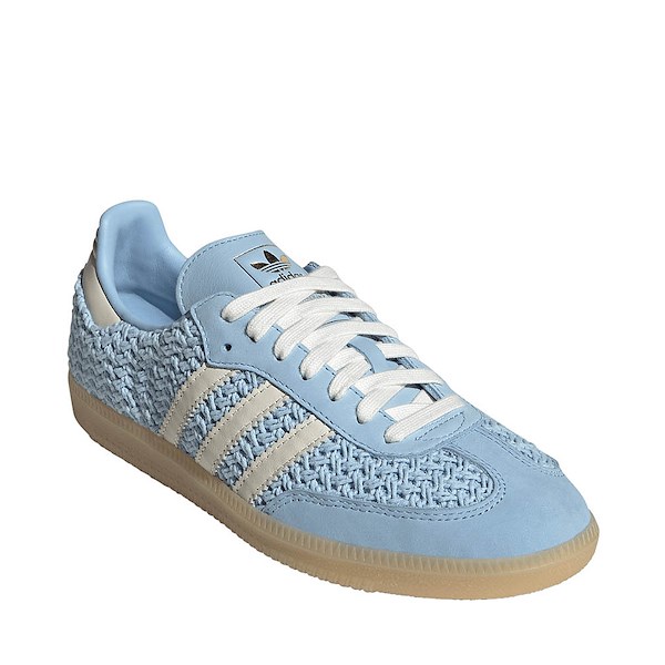 alternate view Womens adidas Samba OG Crochet Athletic Shoe - Clear Sky / Off White / GumALT5