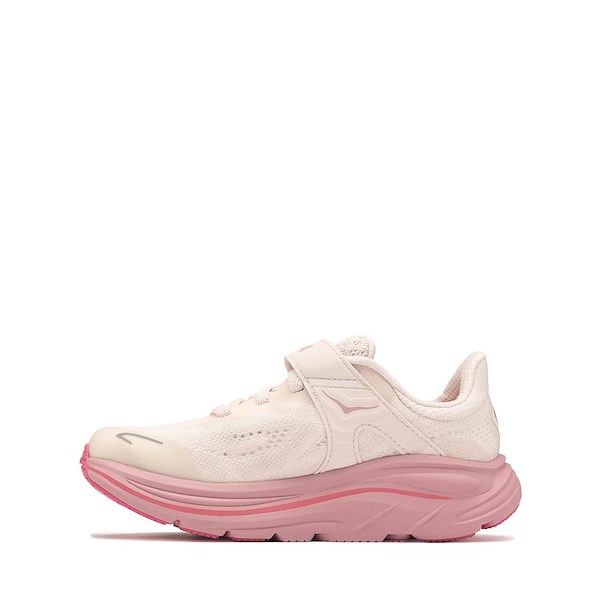 alternate view HOKA Clifton 10 Athletic Shoe - Little Kid - Rose Cream / Dried RoseALT1