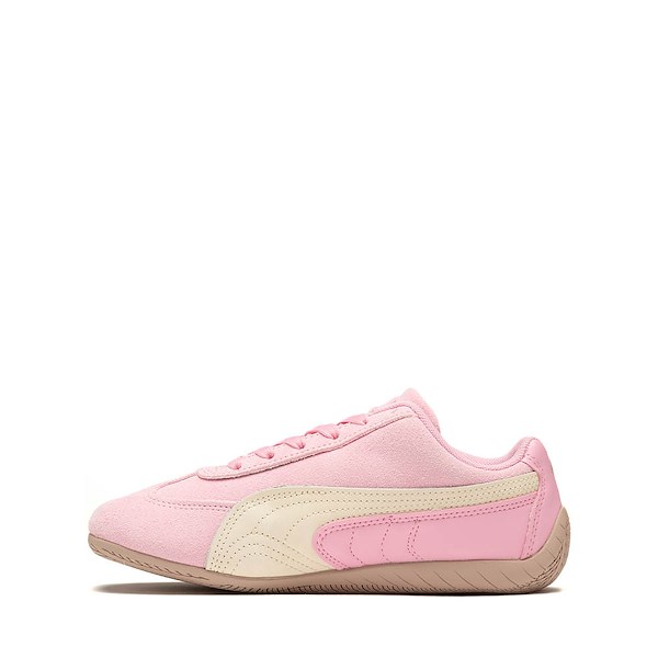 alternate view PUMA Speedcat Eternal Bloom Athletic Shoe - Big Kid - Pink Shimmer / Alpine SnowALT1