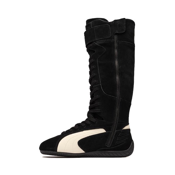 alternate view Womens PUMA Speedcat Boot - PUMA Black / Frosted IvoryALT1