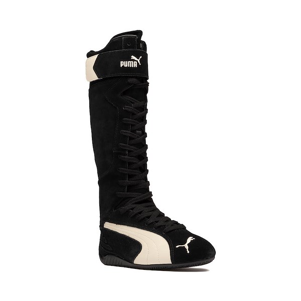 alternate view Womens PUMA Speedcat Boot - PUMA Black / Frosted IvoryALT5