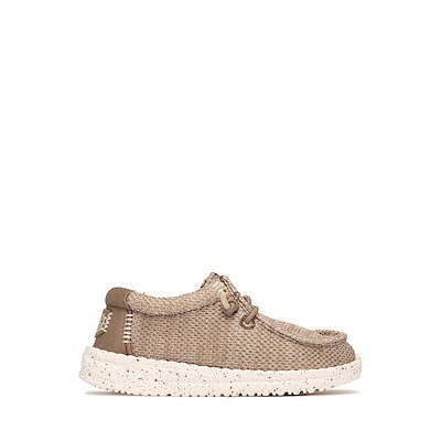 Main view of HEYDUDE Wally Stretch Sox Casual Shoe - Toddler - Walnut