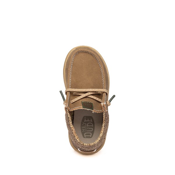 alternate view HEYDUDE Paul Classic Slip-On Casual Shoe - Toddler - NutALT2