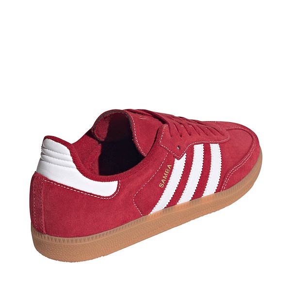 alternate view Mens adidas Samba OG Athletic Shoe - Team Victory Red / Cloud White / GumALT4