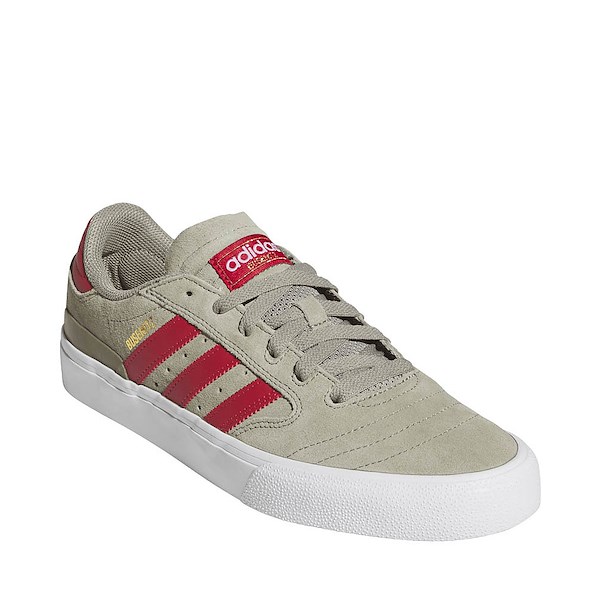 alternate view Mens adidas Busenitz Vulc II Skate Shoe - Silver Pebble / Team Victory Red / Cloud WhiteALT5