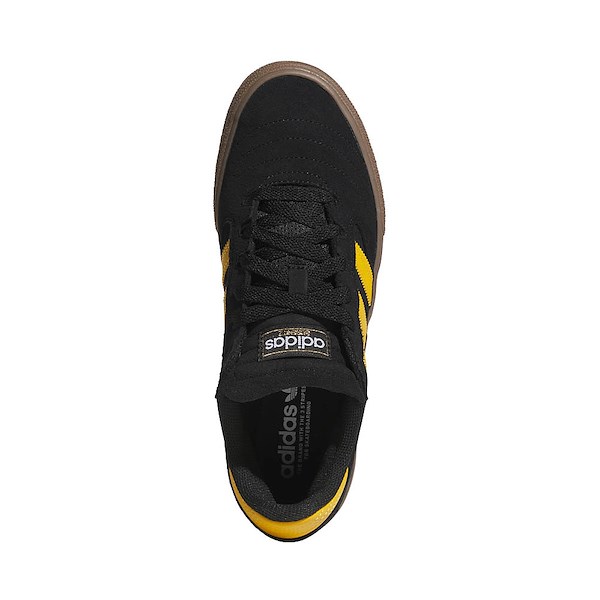 alternate view Mens adidas Busenitz Vulc II Skate Shoe - Core Black / Preloved Yellow / GumALT2